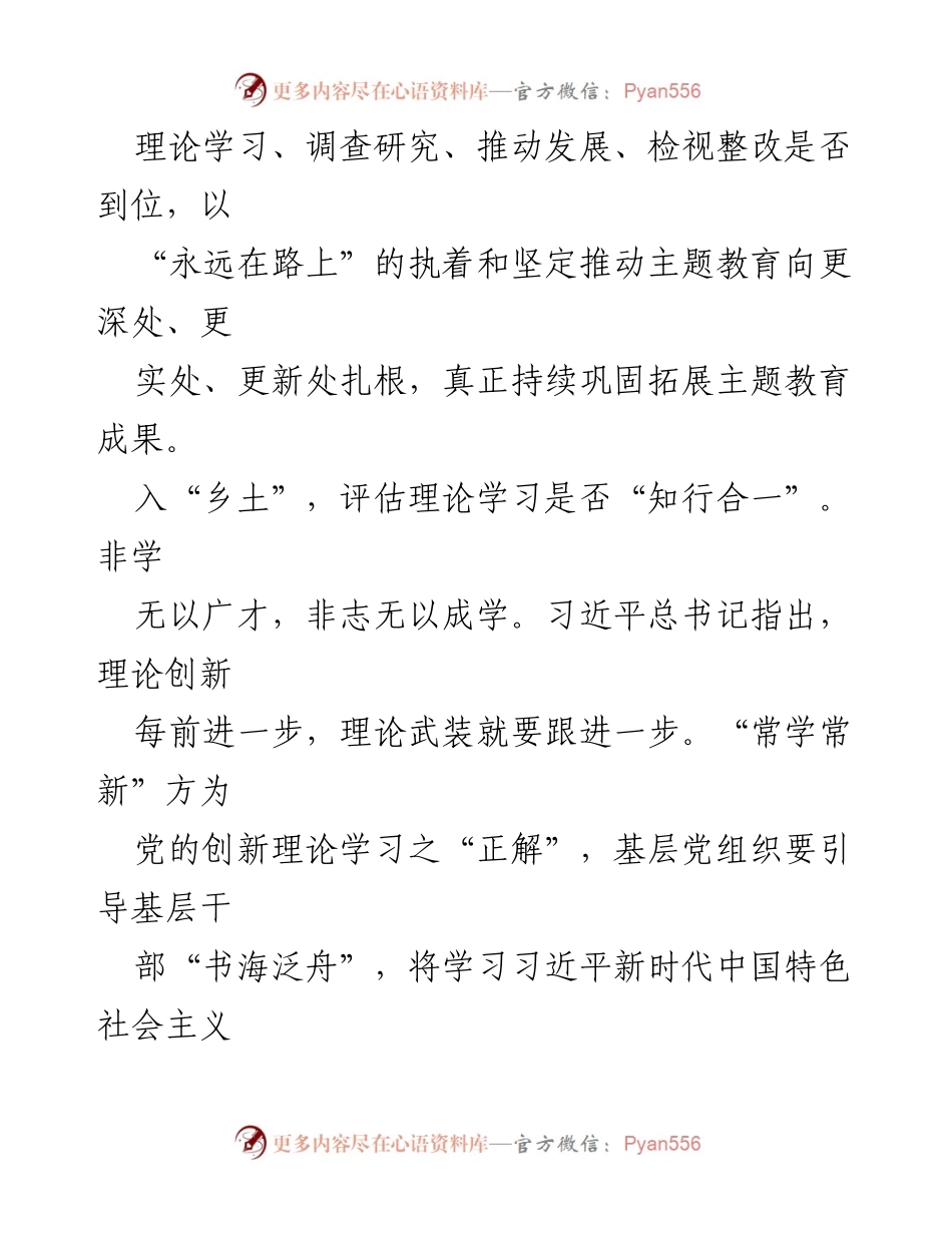 [年度总结报告] 主题教育总结会议 - 乡情愿与主题教育成果的深度评估.docx_第2页