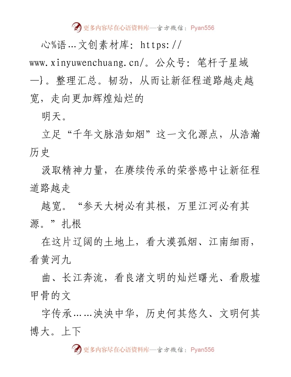 [心得体会] 学习交流 - 坚持自信自立，开辟新征程.docx_第2页