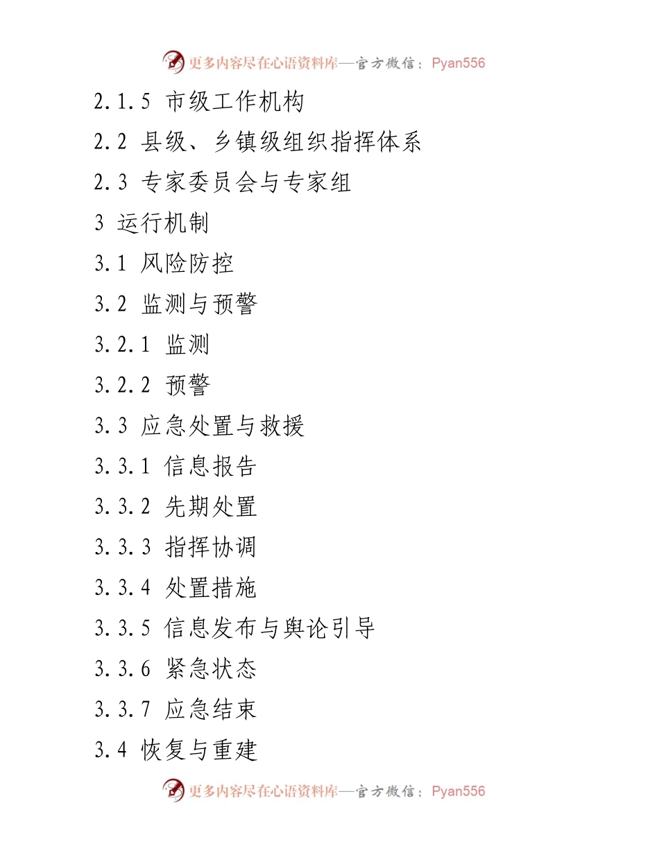 [应急预案] 市级应急管理 - XX市突发事件总体应急预案（试行）.docx_第2页