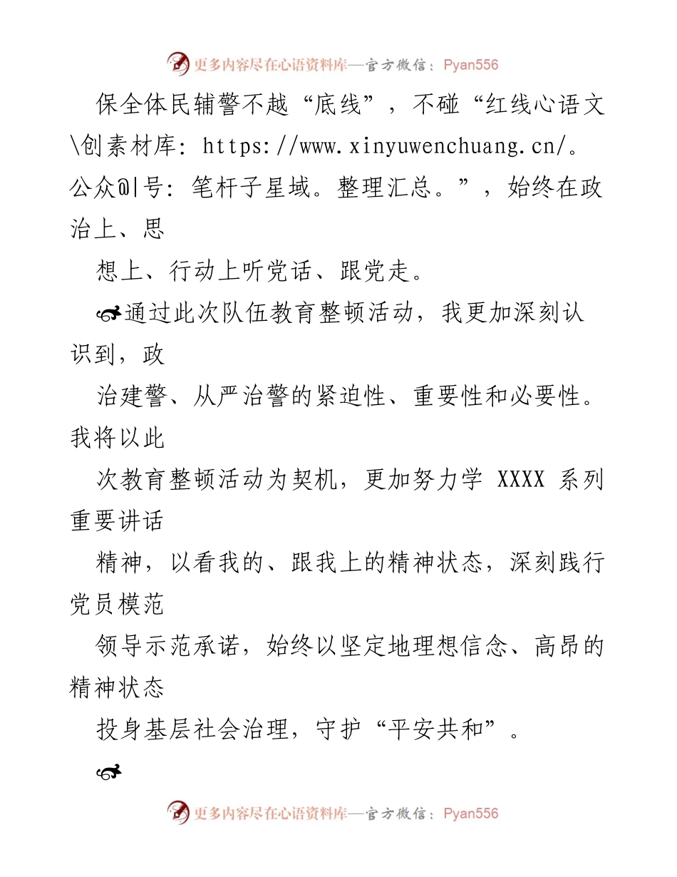 [心得体会] 公安队伍教育整顿 - 深化政治建警，提升执法能力的体会.docx_第2页
