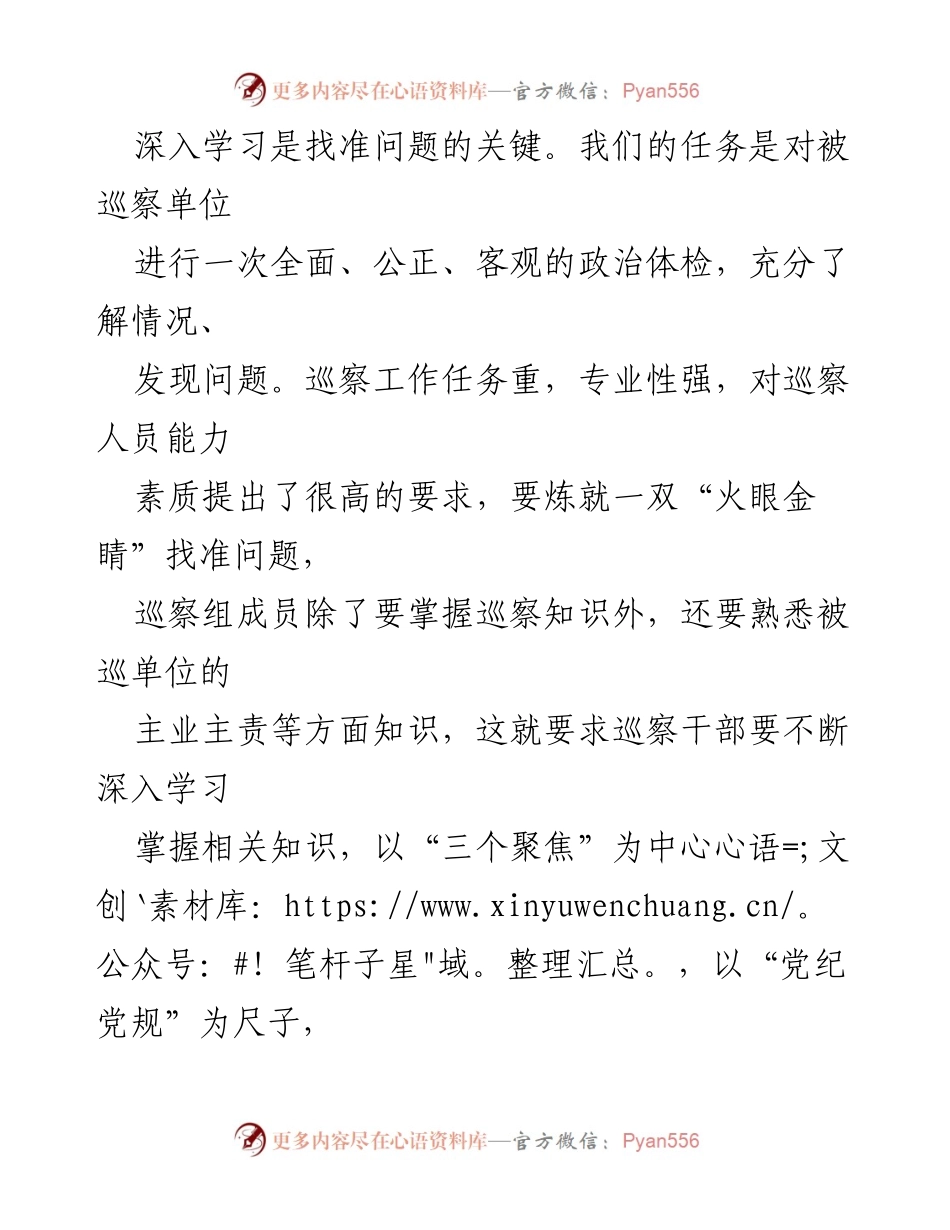 [心得体会] 巡察工作 - 参与巡察工作的心得体会与体会总结.docx_第2页
