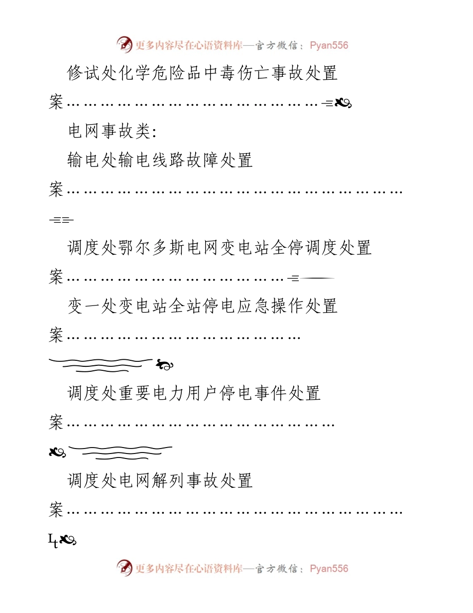 [应急处置汇编] 应急管理 - 电力事故应急处置案例汇编.docx_第2页