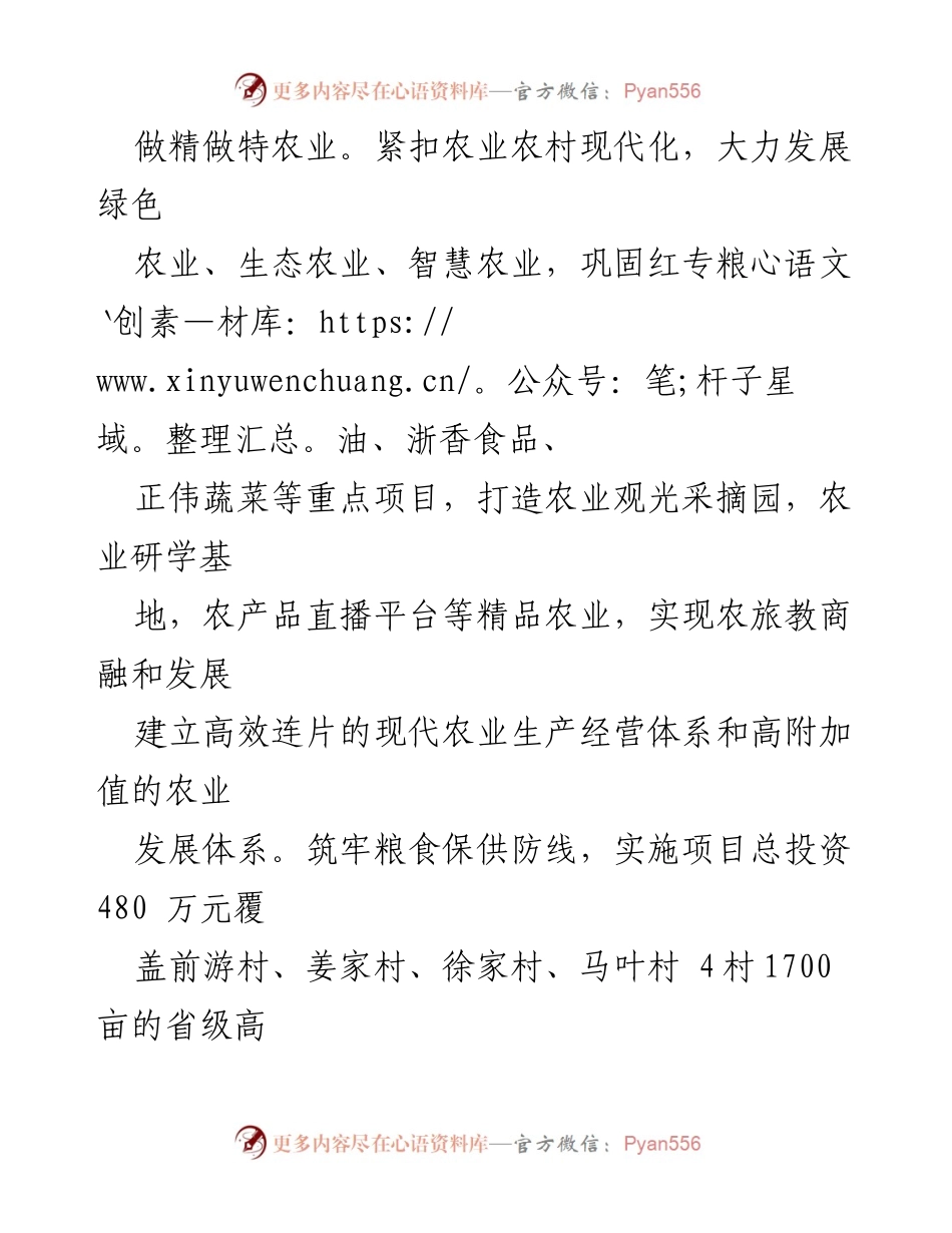 [工作要点] 镇政府 - 2023年产业发展与融合战略规划.docx_第2页