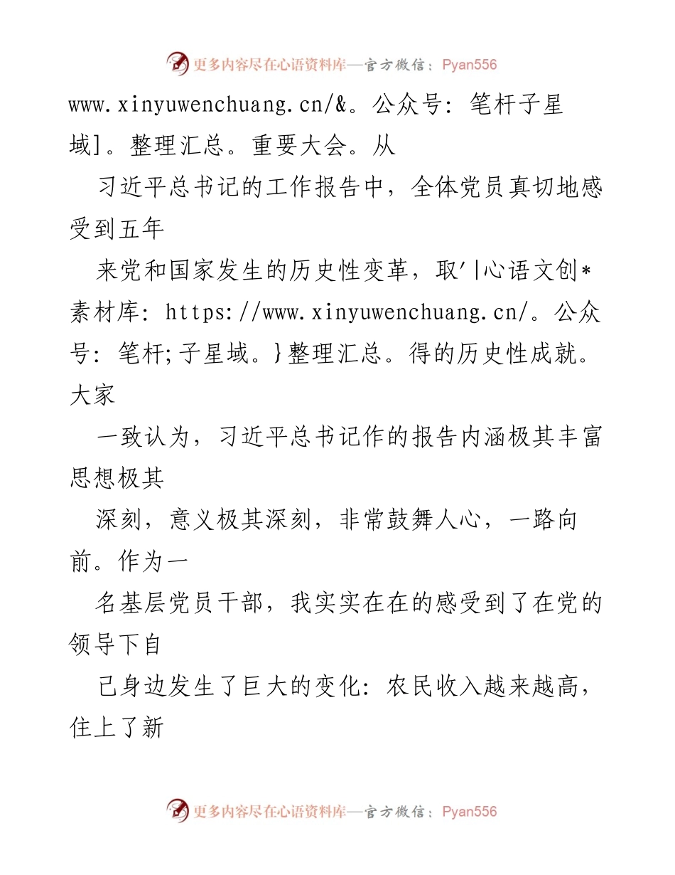 [心得体会] 基层青年干部学习十九大报告 - 青年干部在新时代的使命与担当.docx_第2页