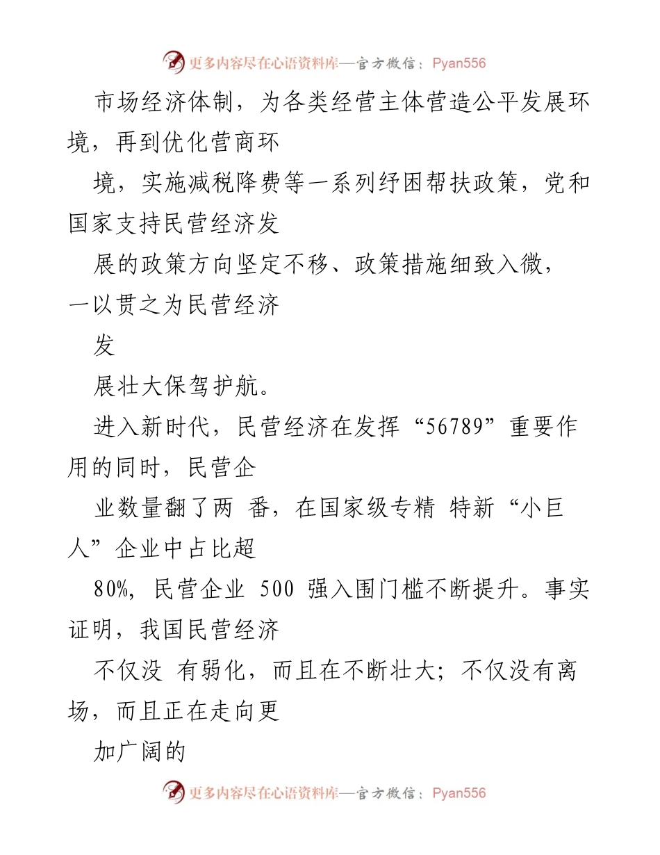 [心得体会] 民营经济发展 - 贯彻落实“促进民营经济 31 条”的重要性与实践建议.docx_第2页