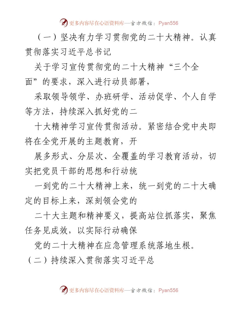 [工作要点] 应急管理局 - 2023年应急管理工作要点与实施策略.docx_第2页