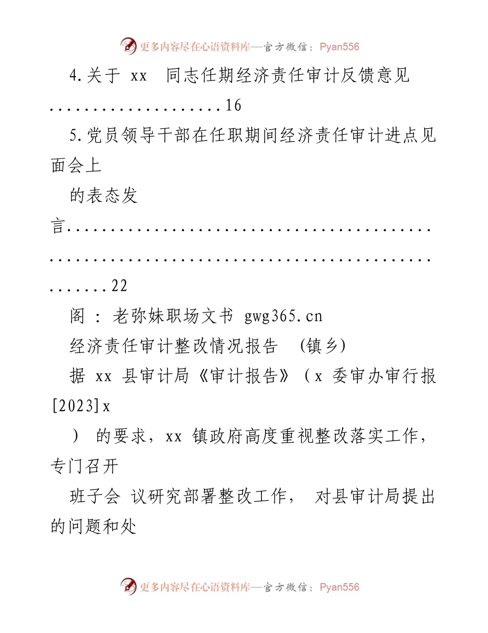 [整改报告] 经济责任审计 - 经济责任审计整改情况总结报告.docx_第2页