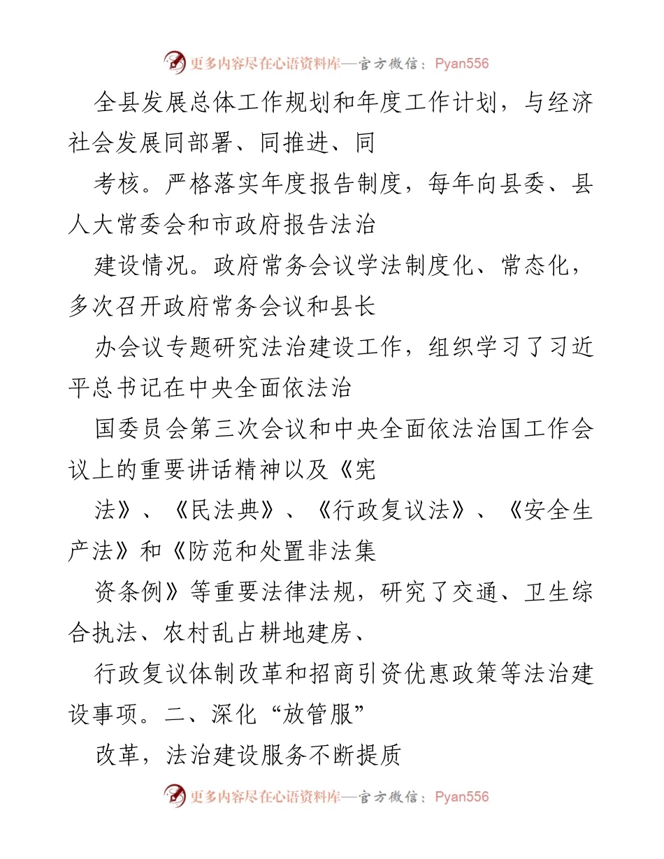 [情况述职报告] 法治建设 - 履行法治建设第一责任人职责情况述职报告.docx_第2页