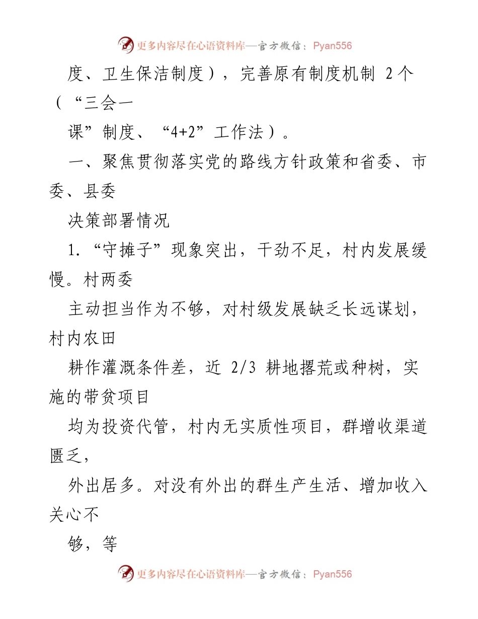 [整改报告] 村级巡察 - 光华村巡察问题整改情况汇报.docx_第2页