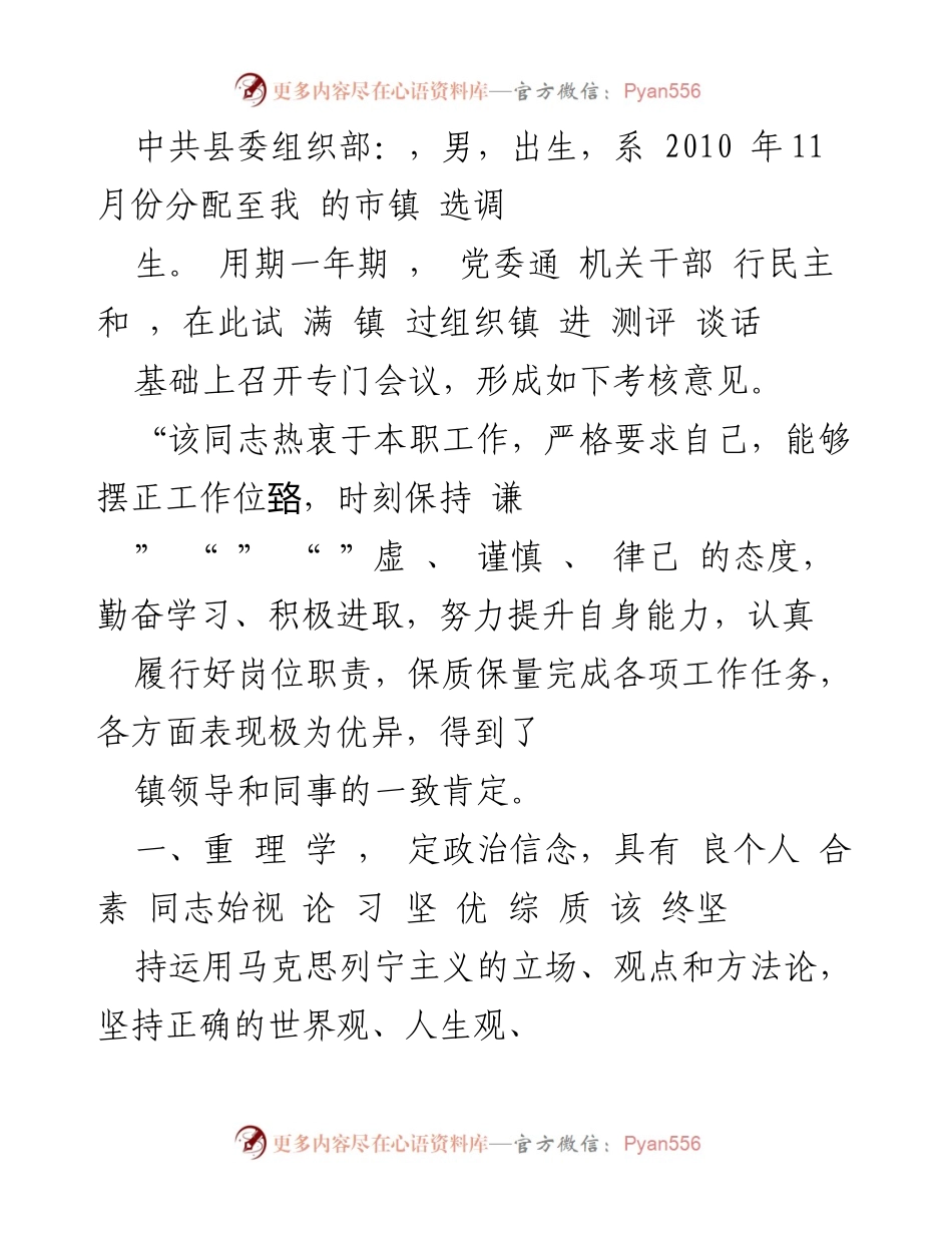 [考核材料] 试用期满考核 - 试用期考核总结报告.docx_第2页