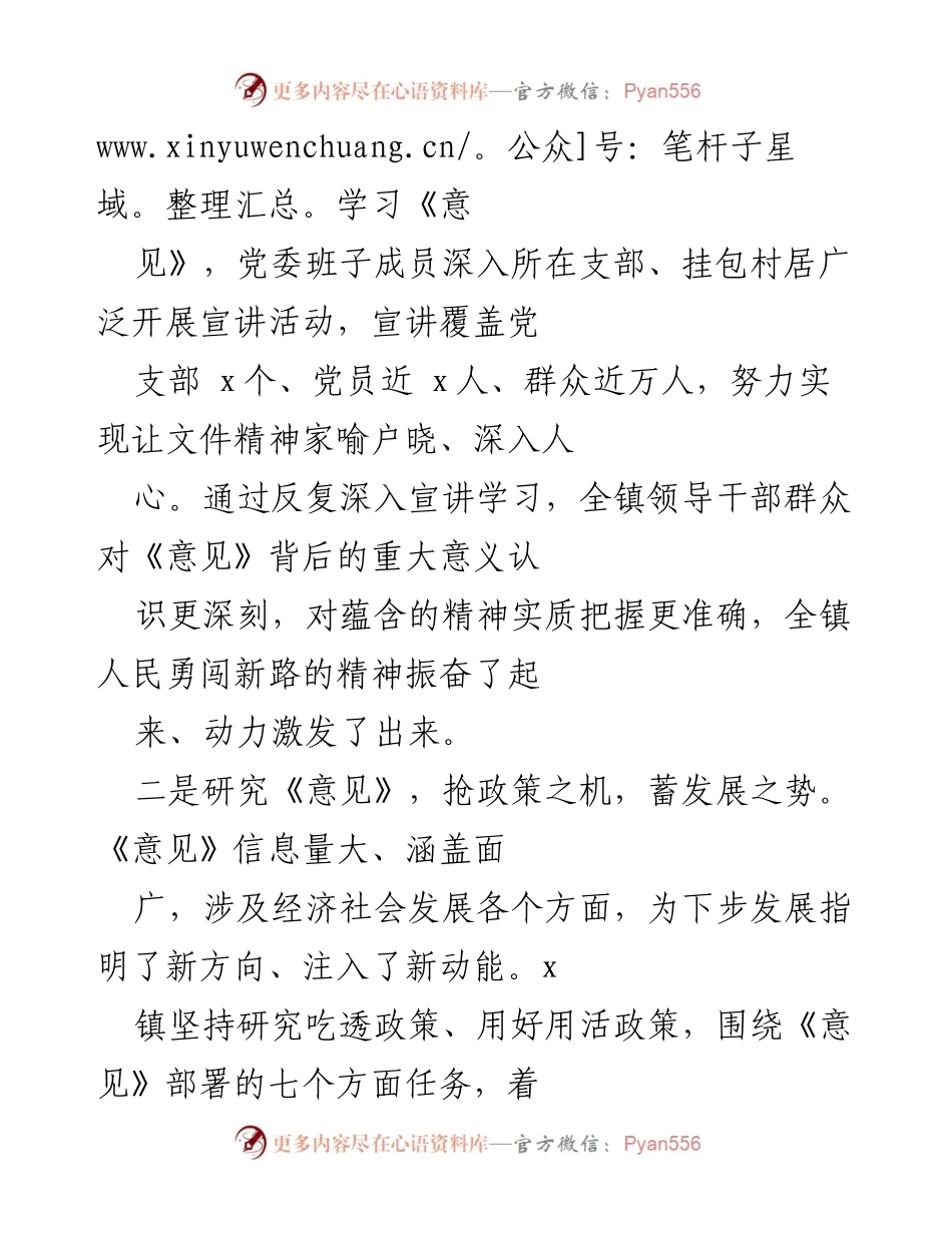 [经验材料] 镇学习贯彻 2号文件精神 - 推动新时代西部大开发的政策落实与发展策略.docx_第2页