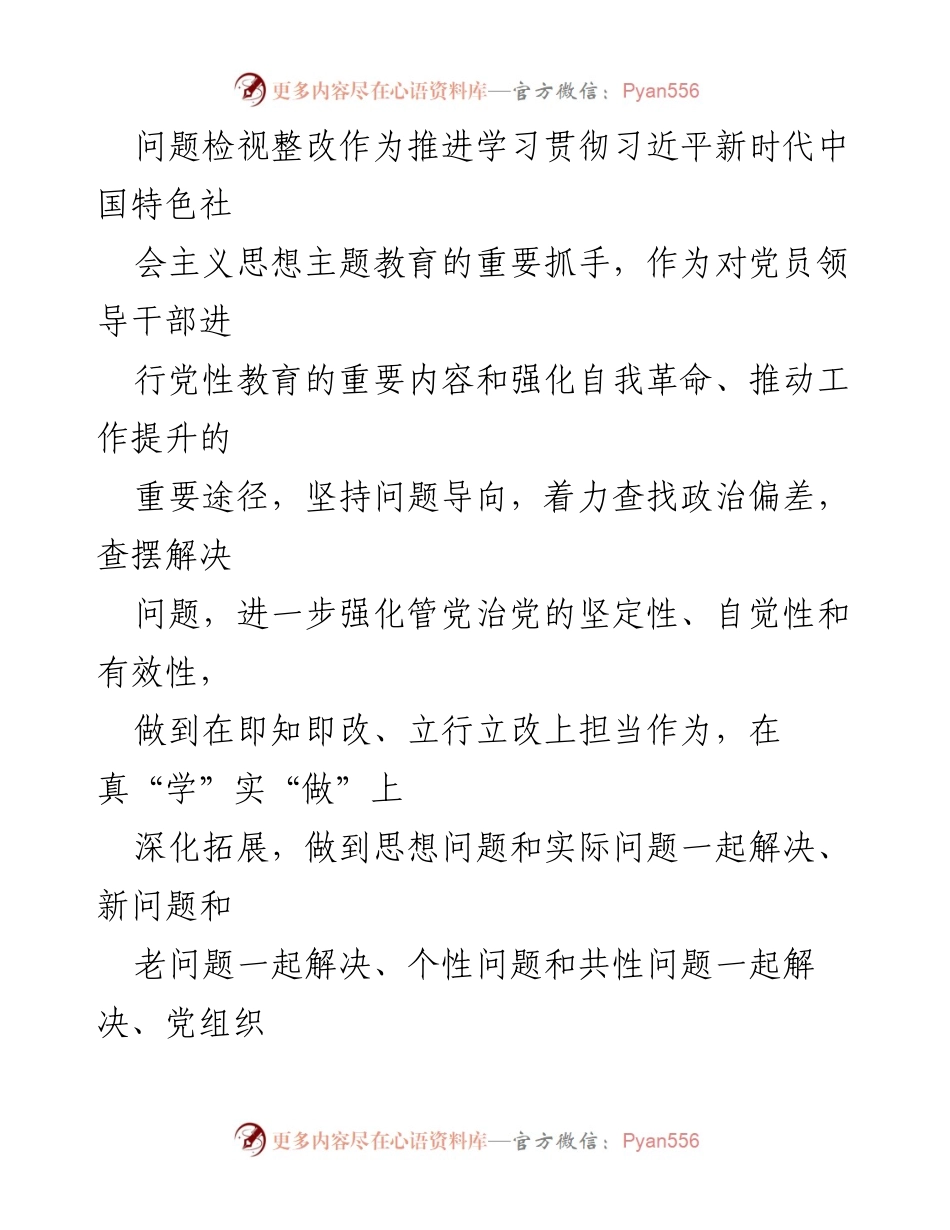 [整改方案] 政府党组 - 2023年主题教育民主生活会问题整改方案.docx_第2页