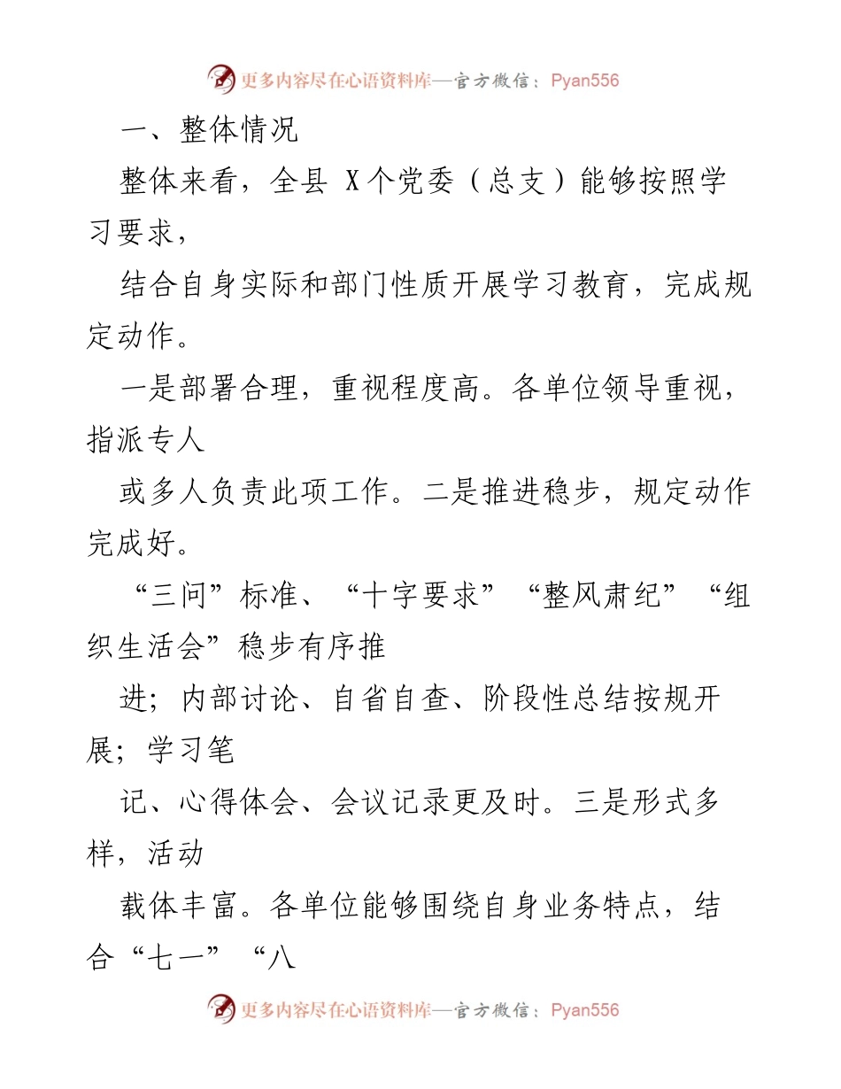 [督导报告] 主题教育 - 第二批“不忘初心、牢记使命”主题教育督导情况总结.docx_第2页