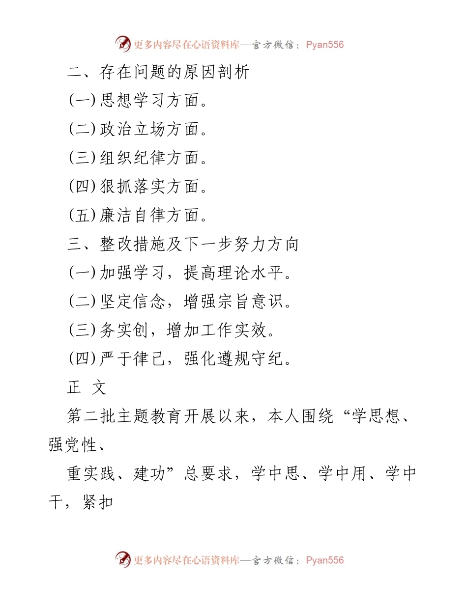 [整改报告] 主题教育 - 2024年树立正确政绩观的整改措施与问题分析.docx_第2页
