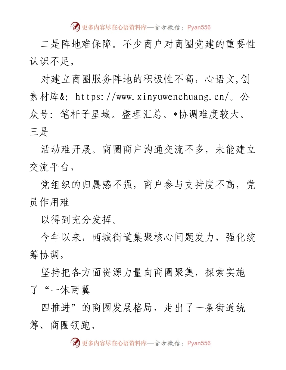 [汇报材料] 商圈党建联盟 - 商圈党建工作发展模式与挑战分析.docx_第2页