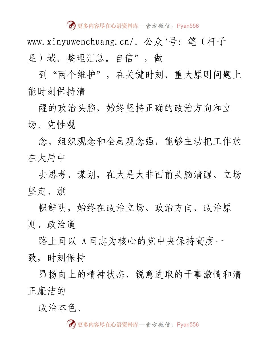 [考察报告] 国企领导干部考察 - XX同志领导干部考察材料总结.docx_第2页