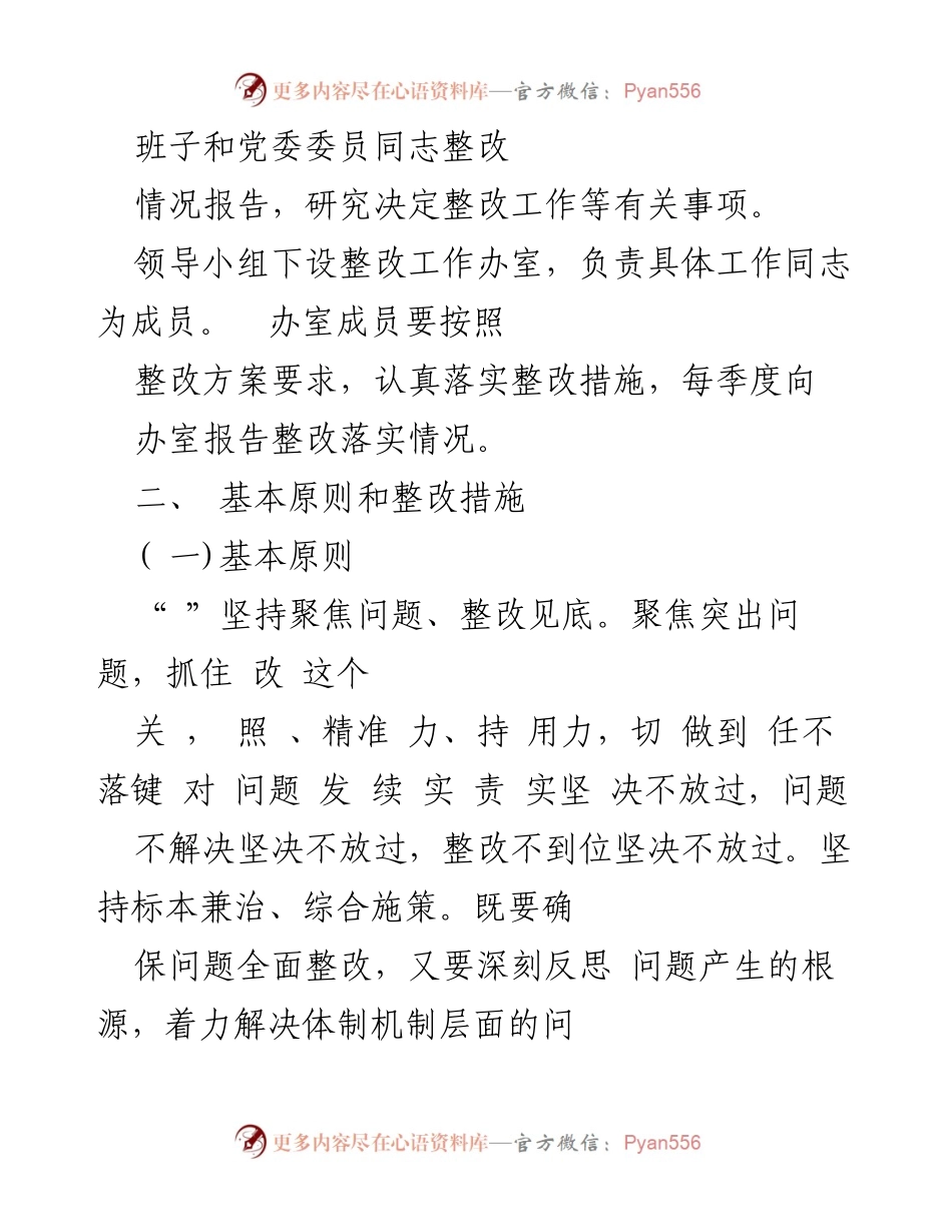 [整改方案] 主题教育民主生活会 - 2023年主题教育问题整改实施方案.docx_第2页