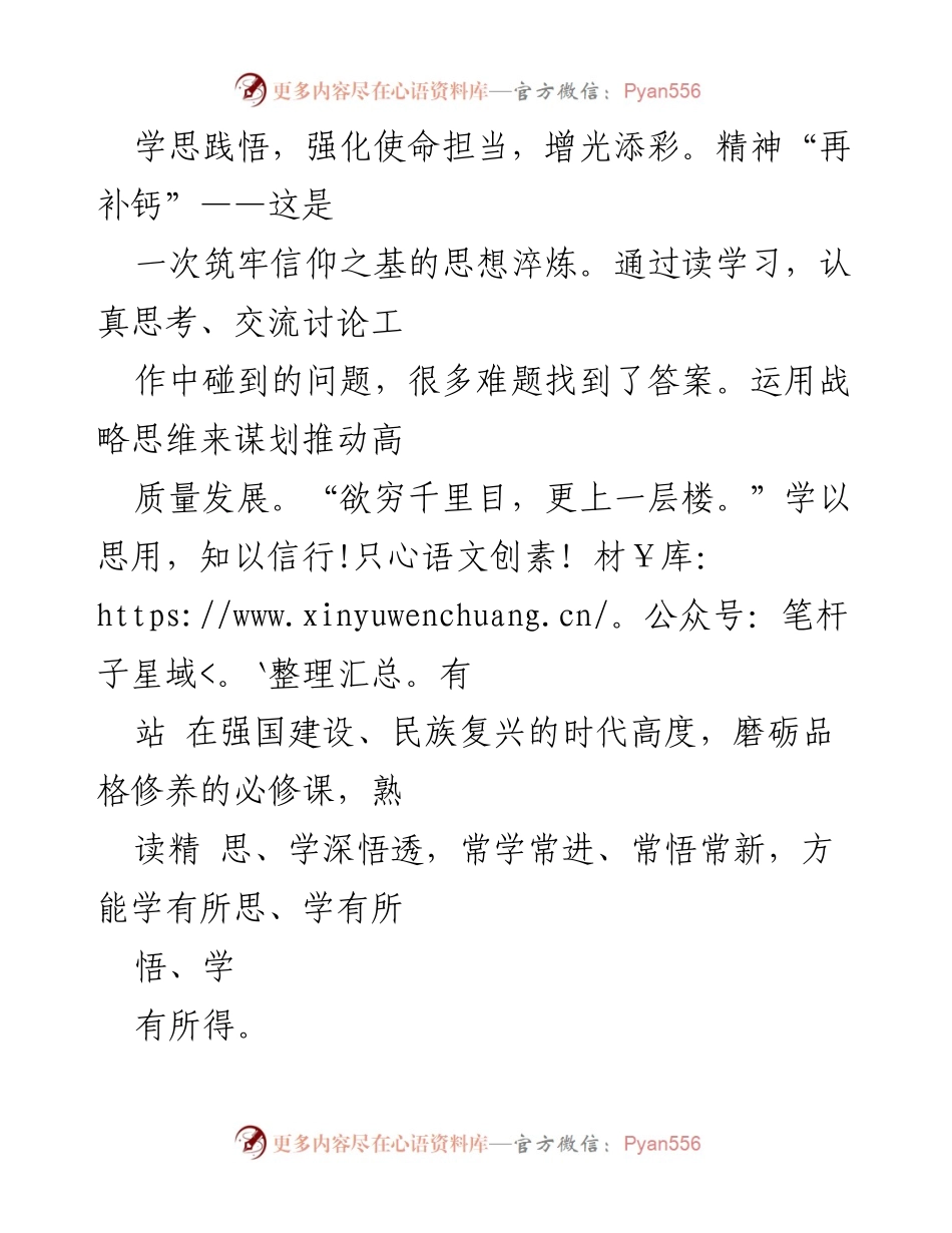 [演讲稿] 主题教育活动 - 学思践悟，真抓实干，推动高质量发展.docx_第2页