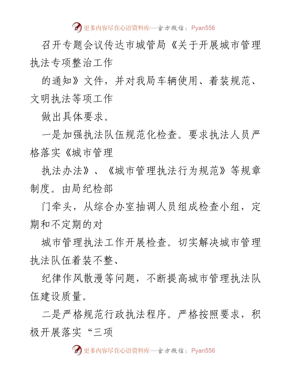 [整改报告] 城市管理执法 - XX区城市管理局执法规范化专项整治整改报告.docx_第2页