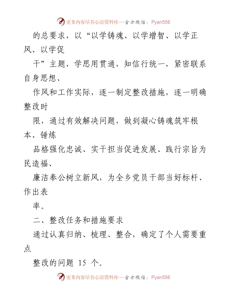 [整改计划] 主题教育 - 个人整改计划的制定与实施.docx_第2页
