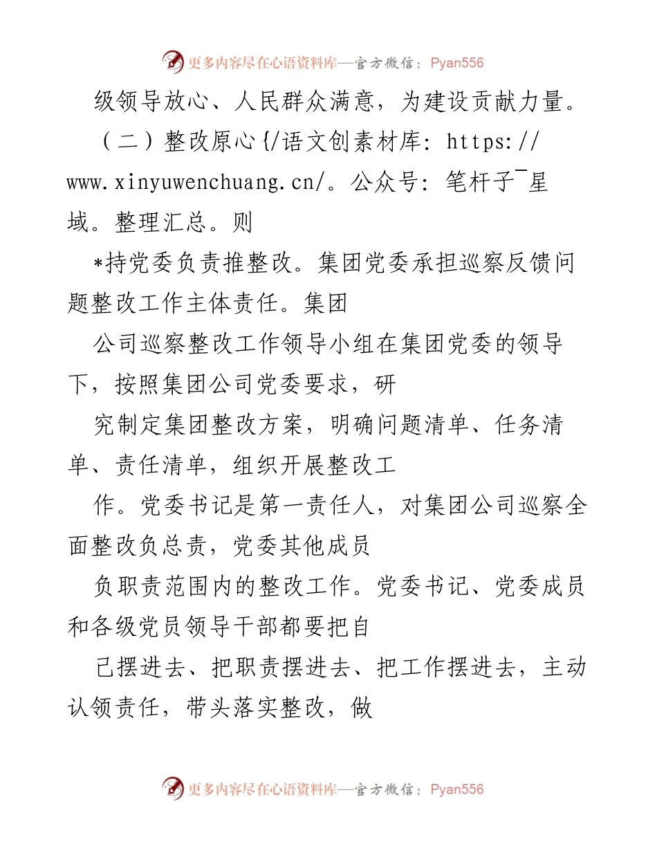 [整改方案] 集团巡察反馈会 - 巡察整改方案的制定与落实.docx_第2页