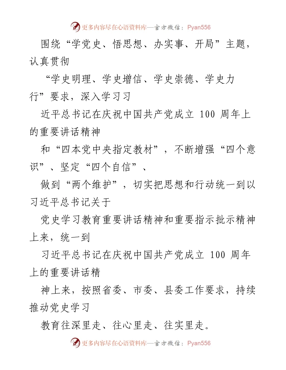 [整改方案] 党支部组织生活会 - 党史学习教育整改方案.docx_第2页