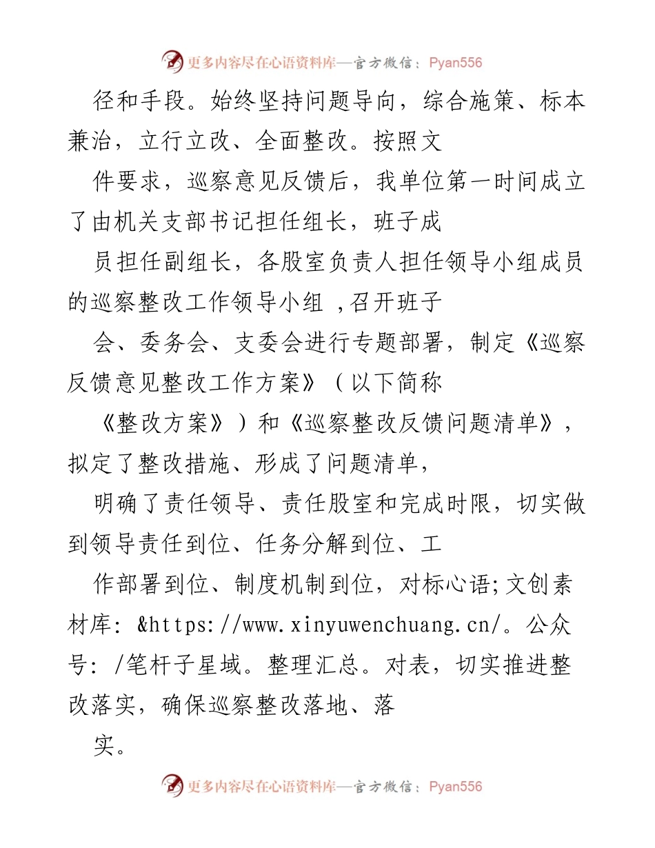 [整改报告] 巡察反馈 - 巡察整改工作情况报告.docx_第2页