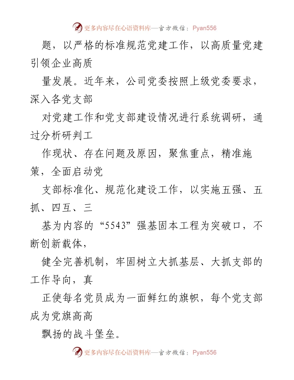 [经验材料] 党建工作 - 提升基层党支部标准化规范化建设的实践经验.docx_第2页