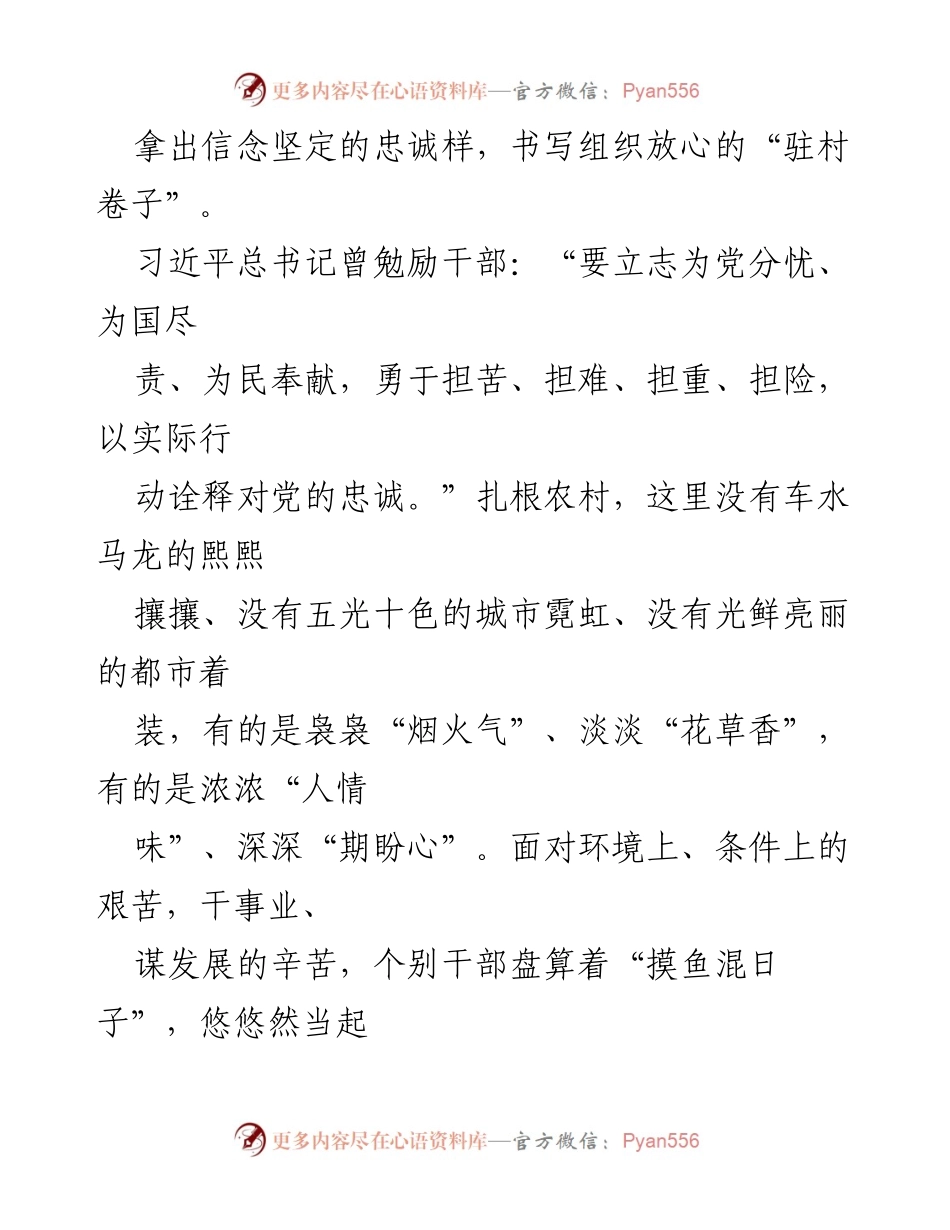 [经验材料] 驻村工作 - 拿出“驻村样子”书写“驻村卷子”.docx_第2页