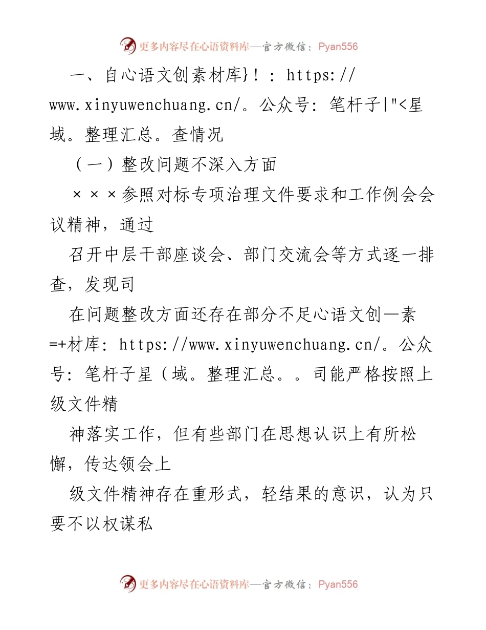 [整改报告] 专项治理 - XX司“慢作为不作为”专项治理整改情况报告.docx_第2页