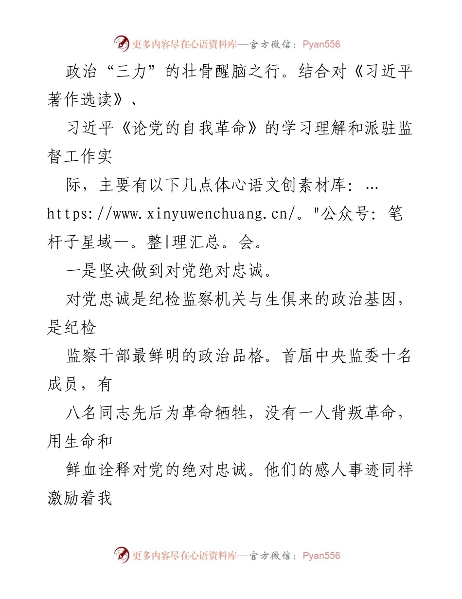 [研讨交流材料] 纪检监察工作 - 深化对党忠诚与为民服务的新时代纪检监察体会.docx_第2页