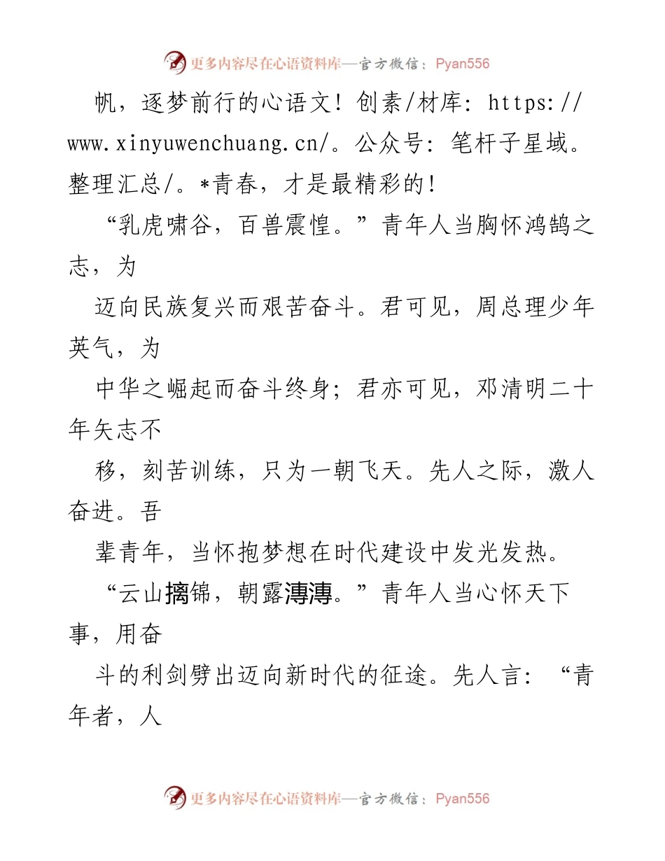 [演讲稿] 开学典礼 - 奋斗与青春：逐梦的号召.docx_第2页