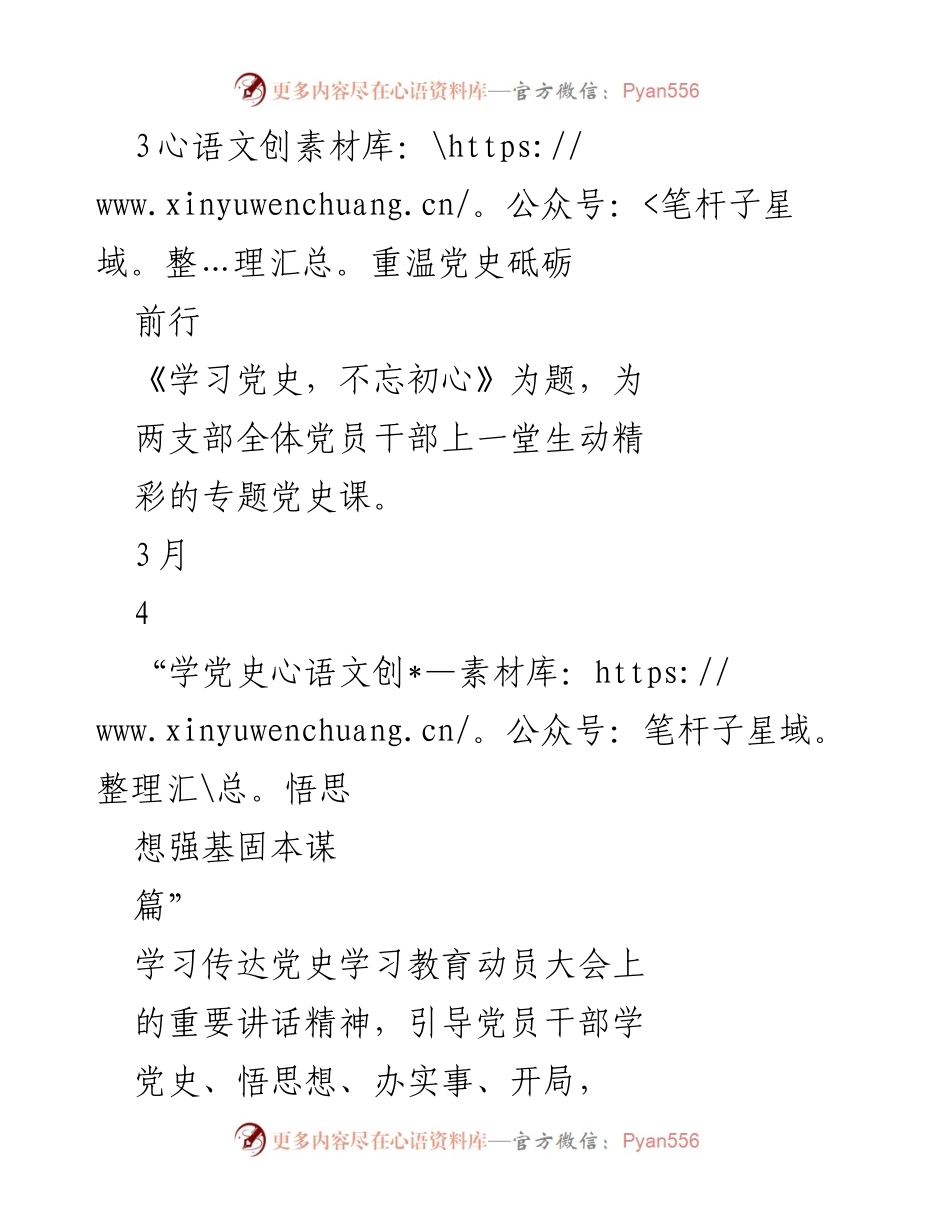 [活动计划] 党支部年度活动 - 2021年度党史主题党日活动计划.docx_第2页