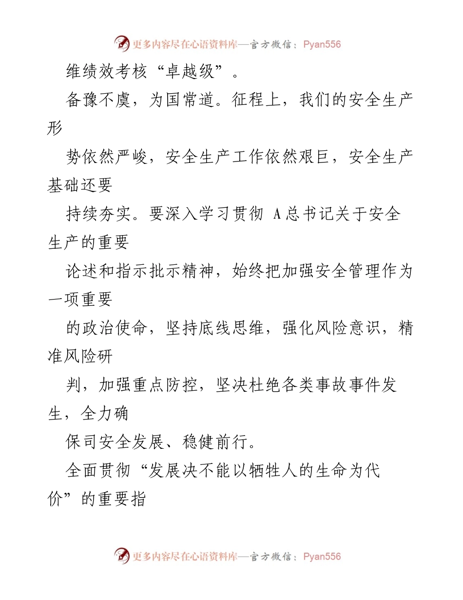 [政务信息材料] 安全生产工作会议 - 安全生产理念与实践的汇编.docx_第2页