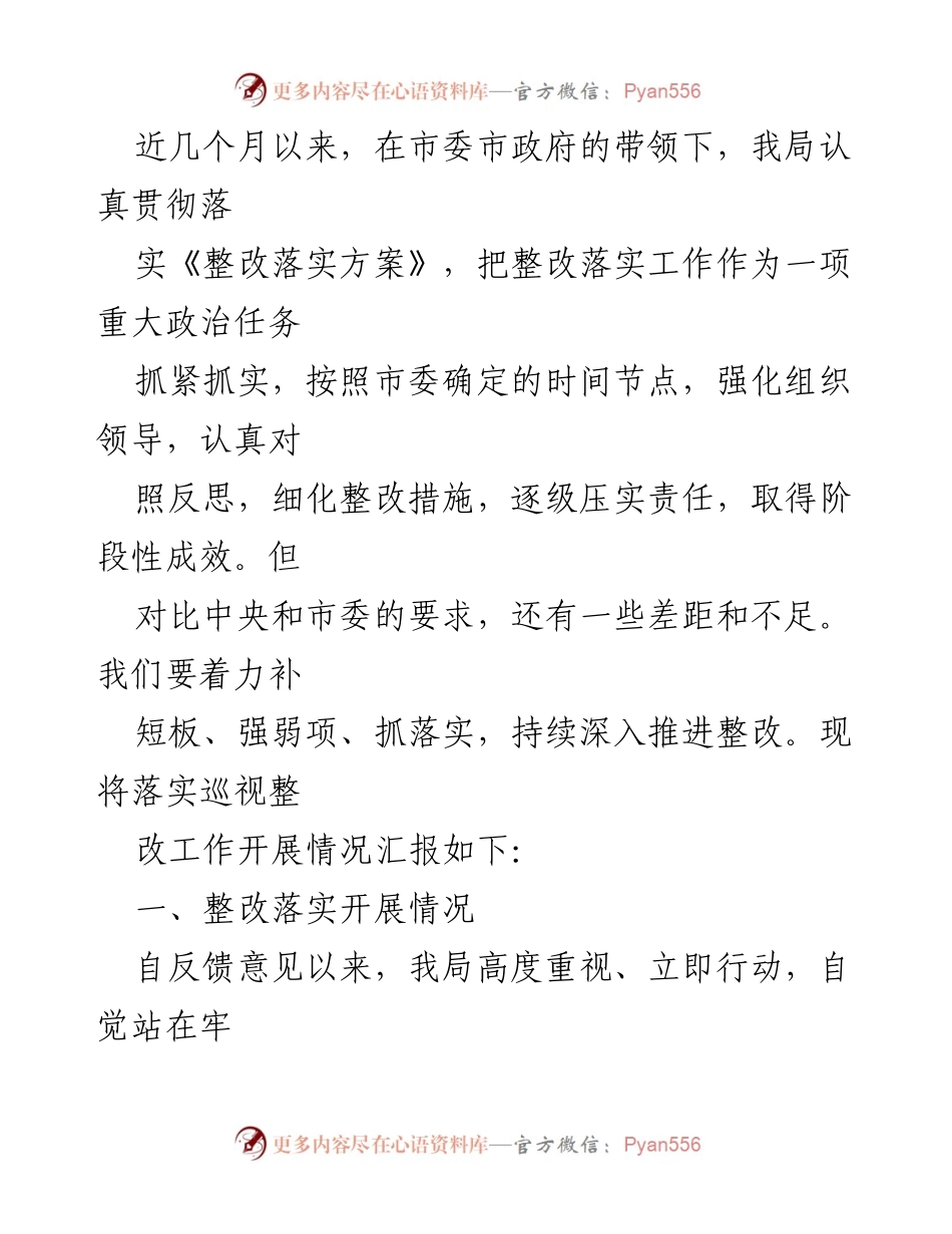 [整改报告] 规划局 - 落实中央巡视反馈问题的整改工作汇报.docx_第2页