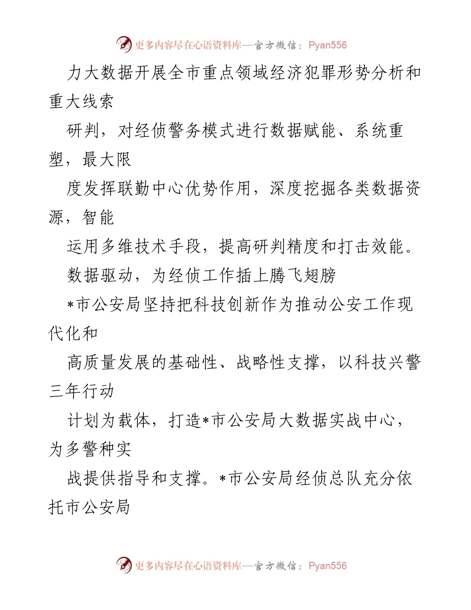 [经验交流] 公安工作会议 - 双引擎驱动下的智慧经侦建设经验分享.docx_第2页