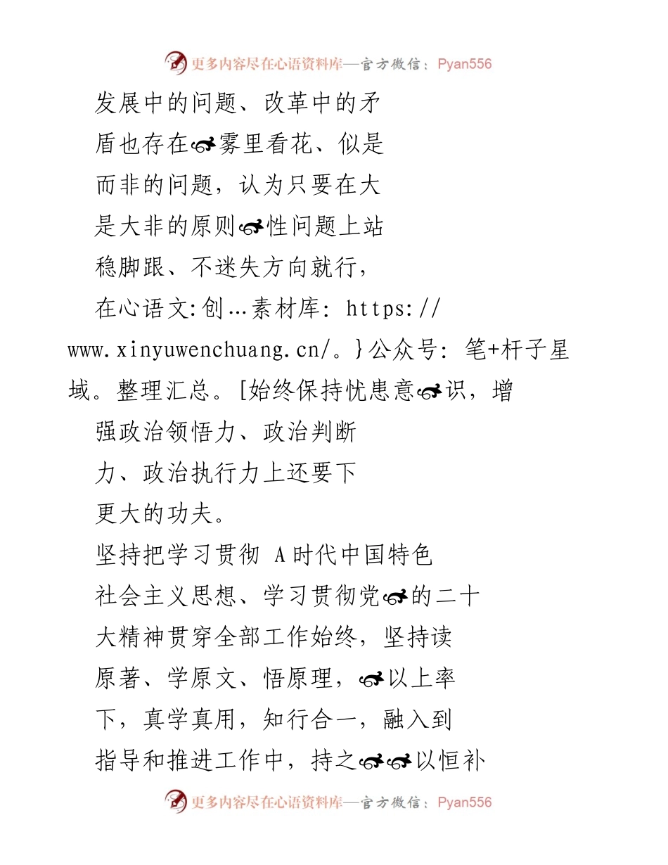 [整改报告] 主题教育 - 2023年政治素质检视与整改措施总结.docx_第2页