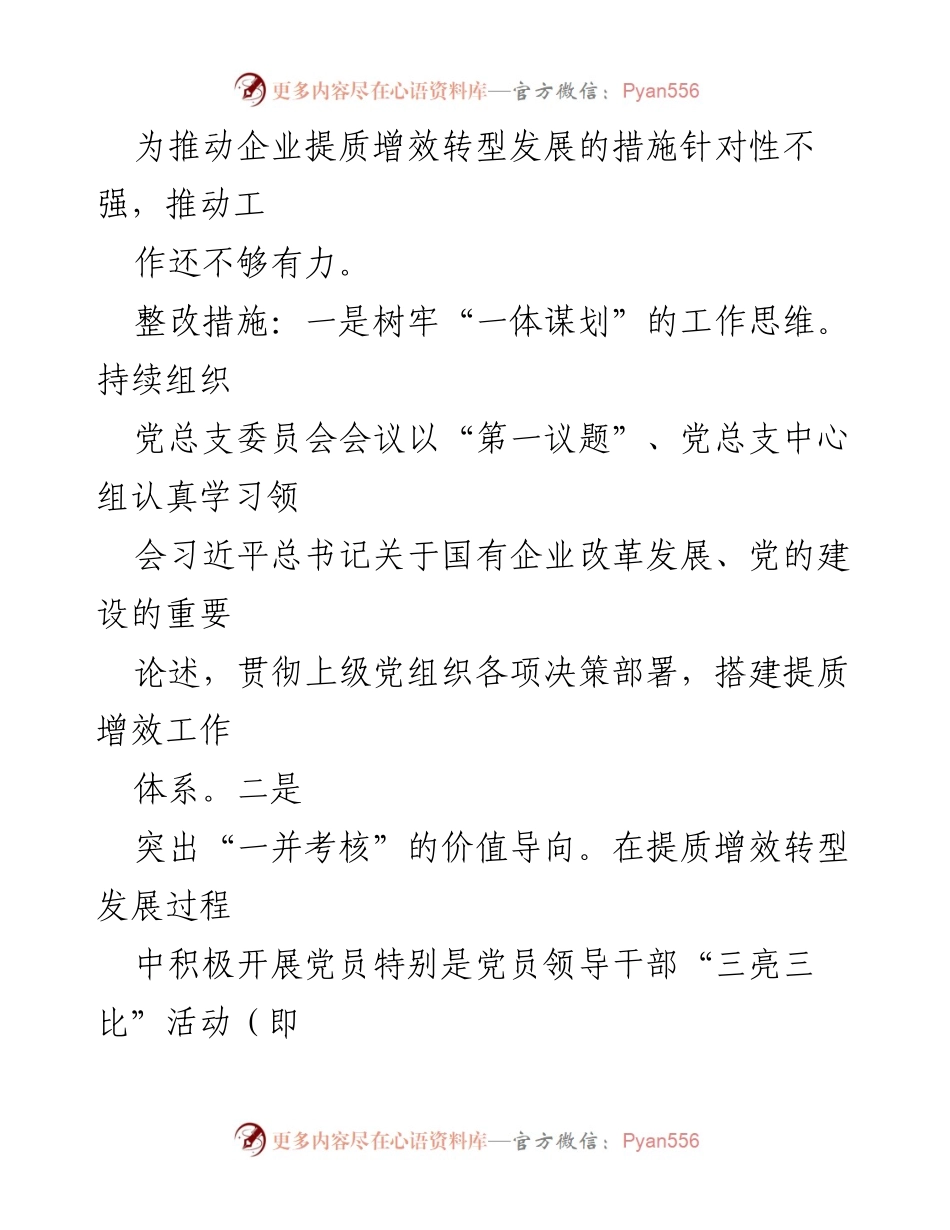 [整改报告] 企业党建 - XX公司全面从严治党责任落实整改情况报告.docx_第2页
