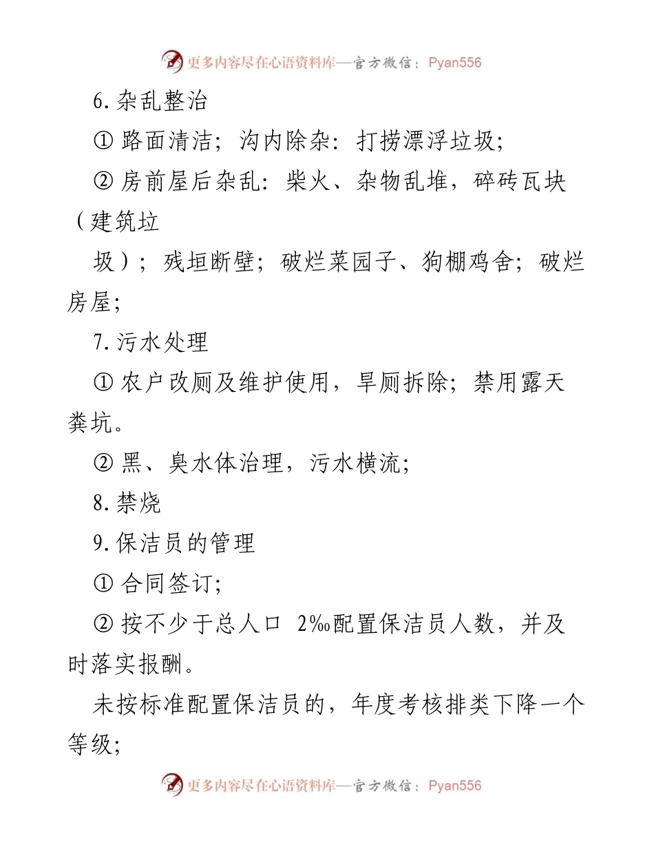 [考核方案] 镇人居环境整治 - 2023年人居环境整治考核方案.docx_第2页