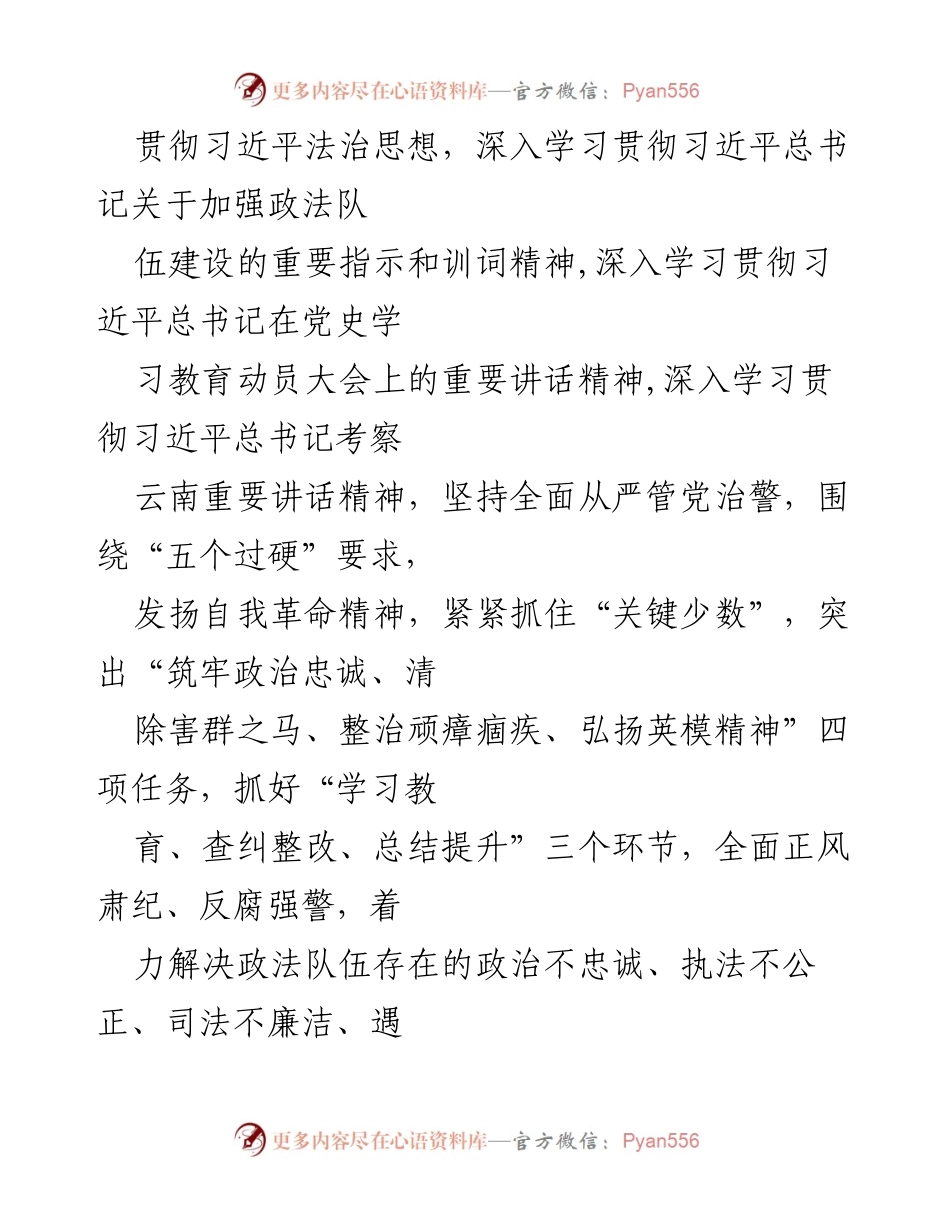 [整改方案] 政法队伍教育整顿 - 中央督导组反馈问题整改方案.docx_第2页