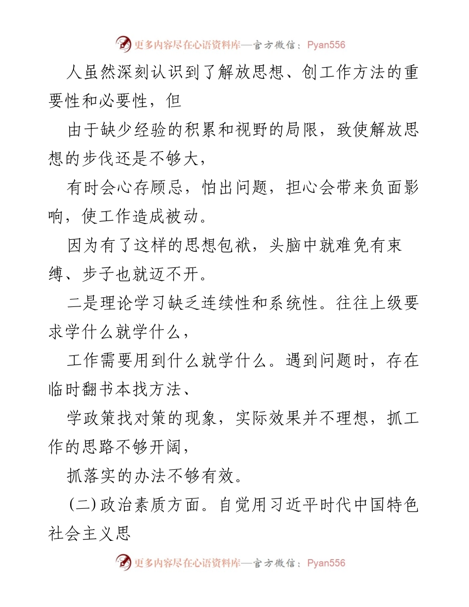 [调研报告] 主题教育 - 2023年主题教育问题检视与自查分析.docx_第2页
