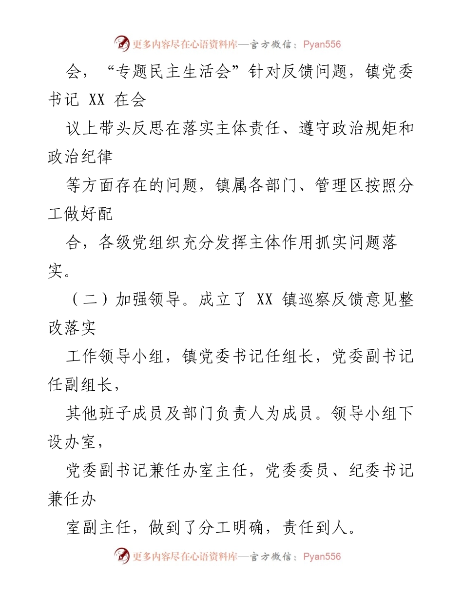 [调研报告] 巡察整改 - 某镇25个村（社区）巡察整改情况报告.docx_第2页