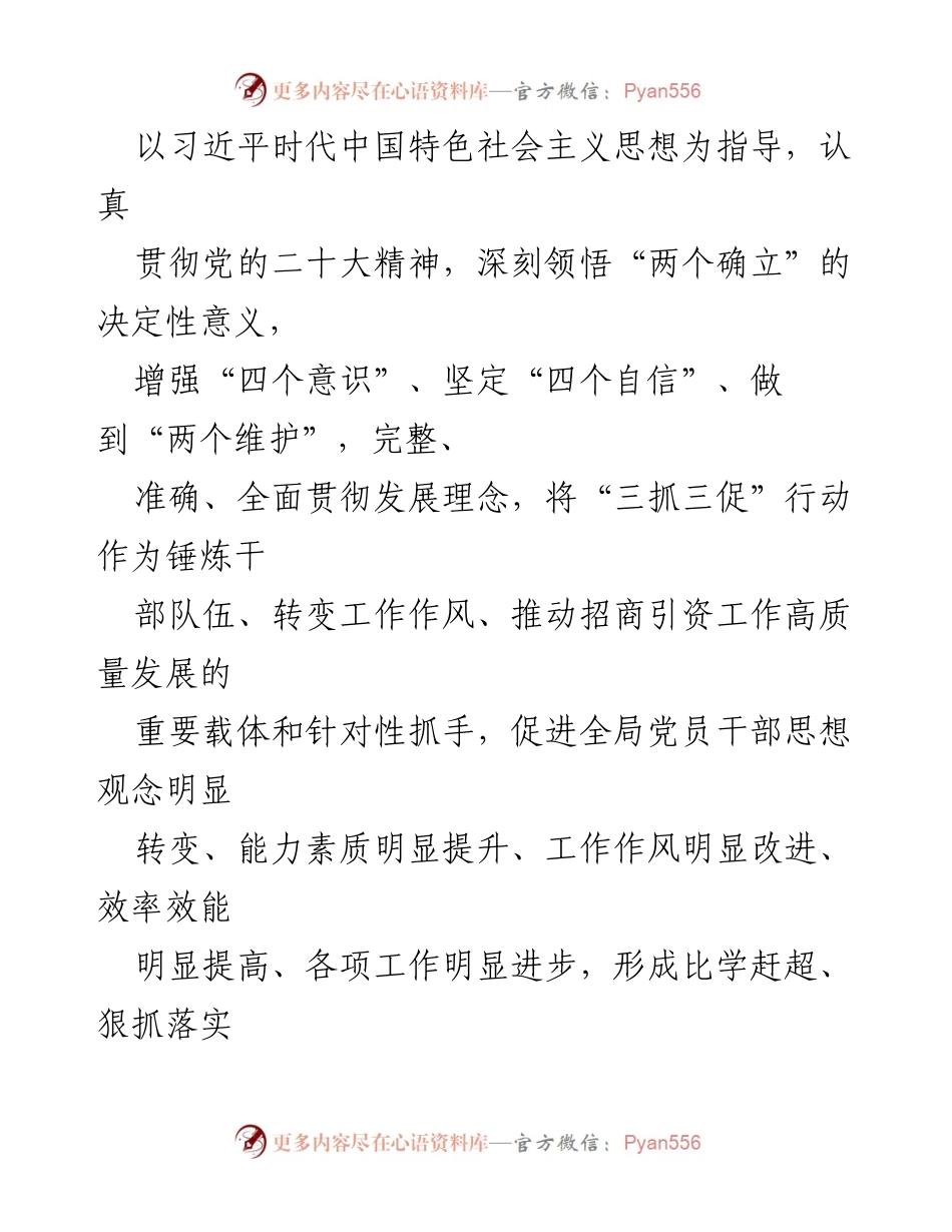 [行动方案] 招商引资工作 - “三抓三促”招商行动实施方案.docx_第2页