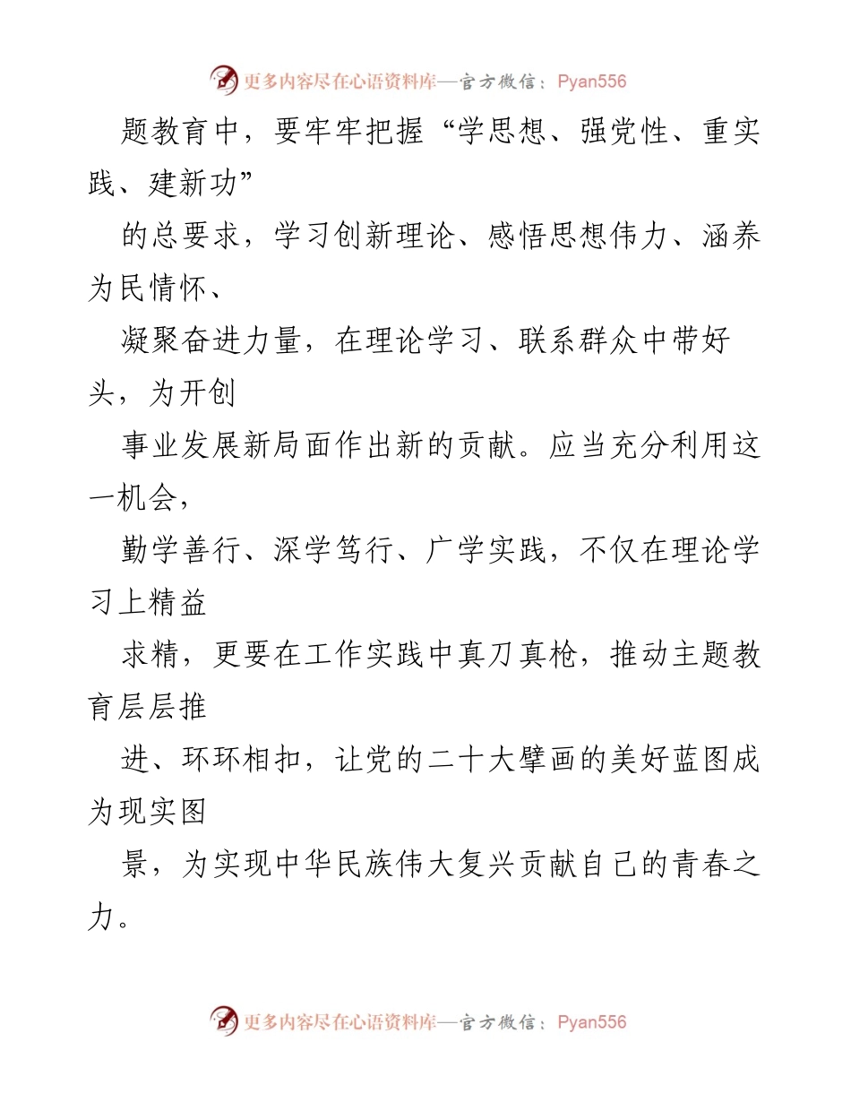 [讲稿] 青年干部主题教育 - 青年干部要坚定理想信念，践行初心使命.docx_第2页