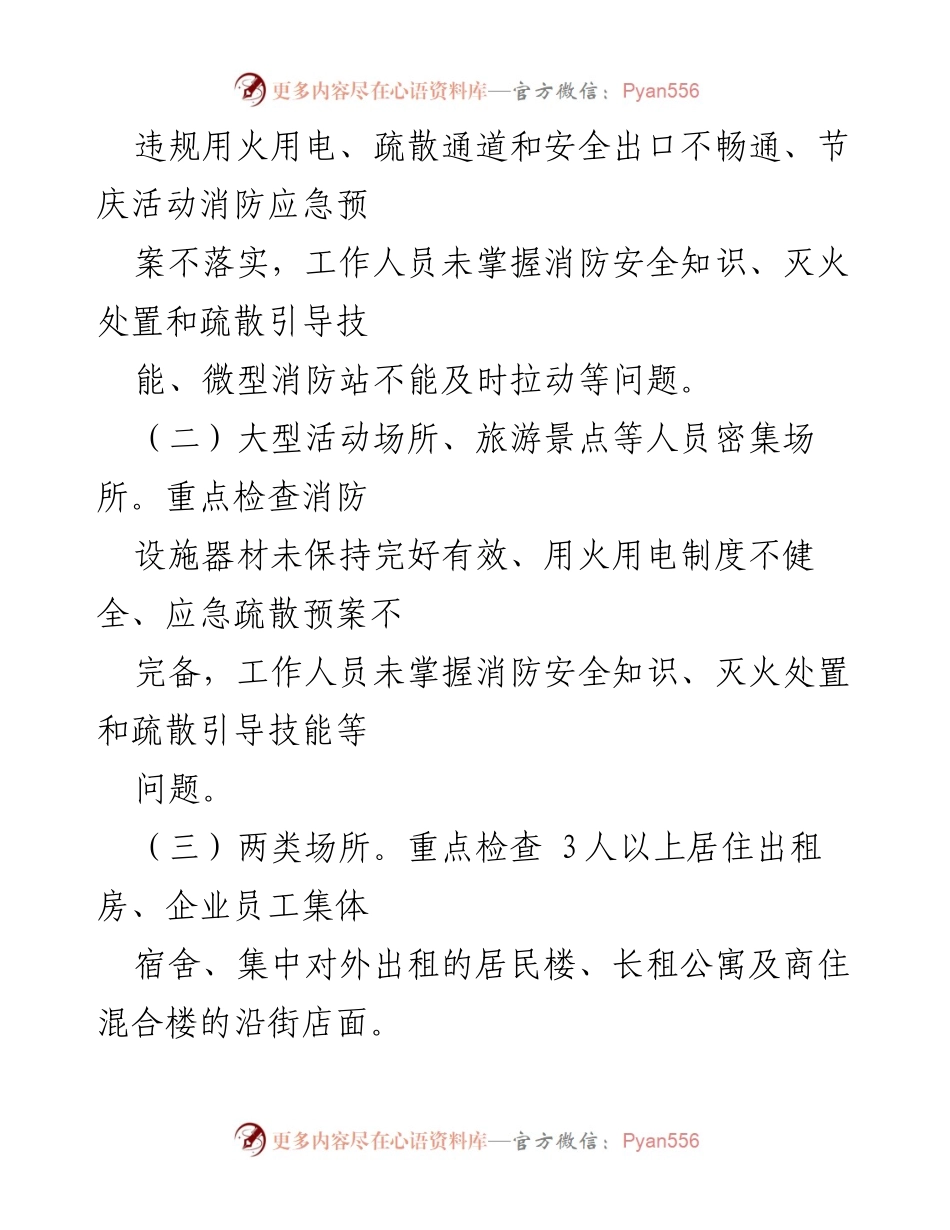 [行动方案] 消防安全工作 - 春节及冬奥会消防安全除险保安行动方案.docx_第2页