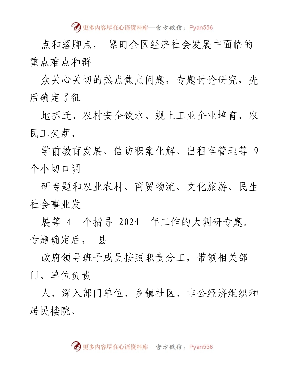 [调研报告] 主题教育 - 县政府主题教育调研成果与问题解决策略分析.docx_第2页