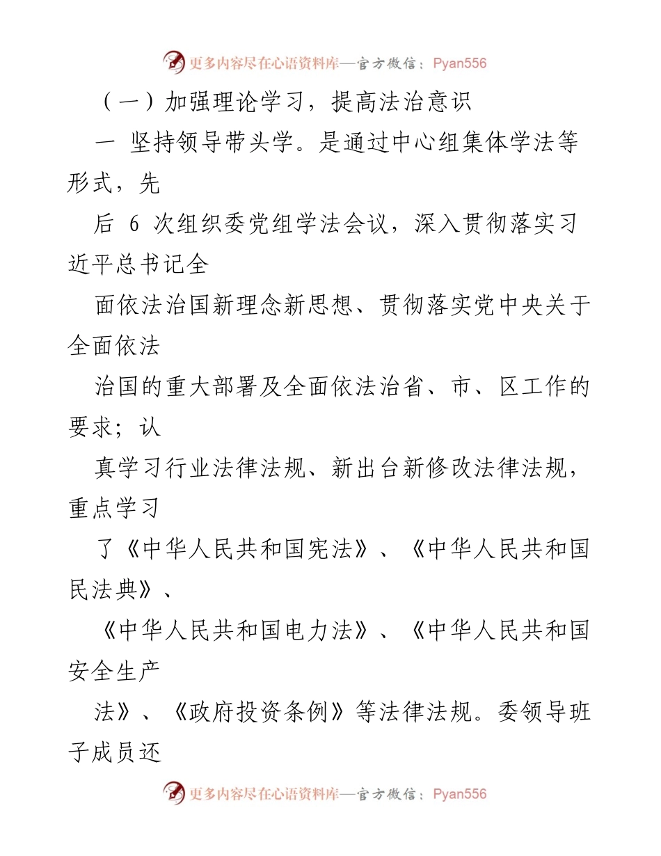 [自查报告] 法治建设工作 - 20XX年度法治政府建设自查报告.docx_第2页
