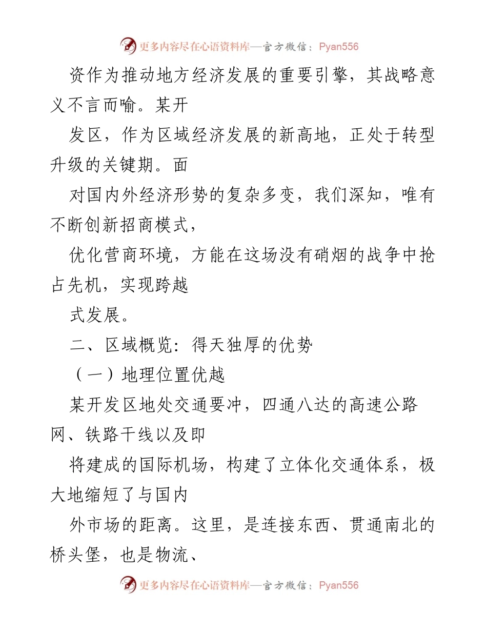[调研报告] 招商引资 - 某开发区招商引资项目全景分析与发展策略.docx_第2页