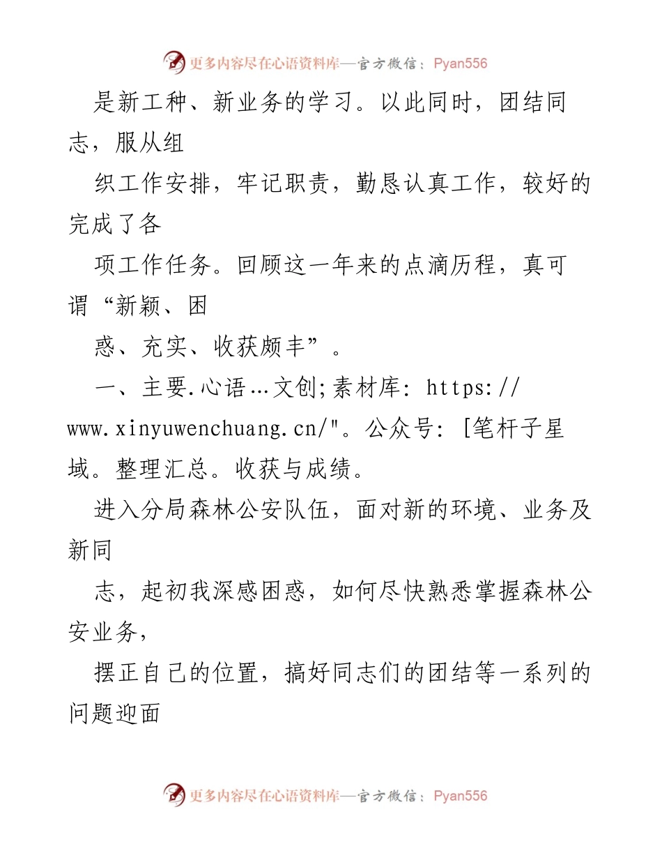 [述职报告] 公安民警 - 公安民警年度述职总结报告.docx_第2页