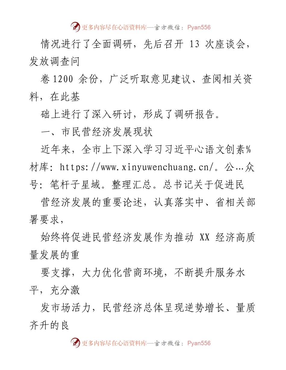 [调研报告] 民营经济发展 - 市民营经济发展现状及挑战分析.docx_第2页